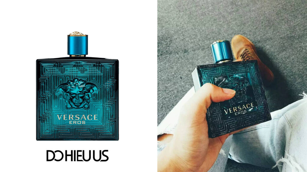 Nước hoa versace eros edt sang trọng với màu xanh ngọc bích